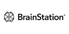 BrainStation logo — Minimal black wordmark for BrainStation, a digital skills education institution.